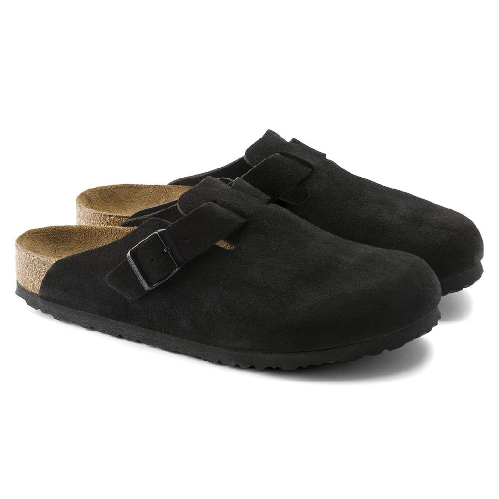 Unisex Birkenstock Boston Soft Footbed Narrow Fit Black (0660473)