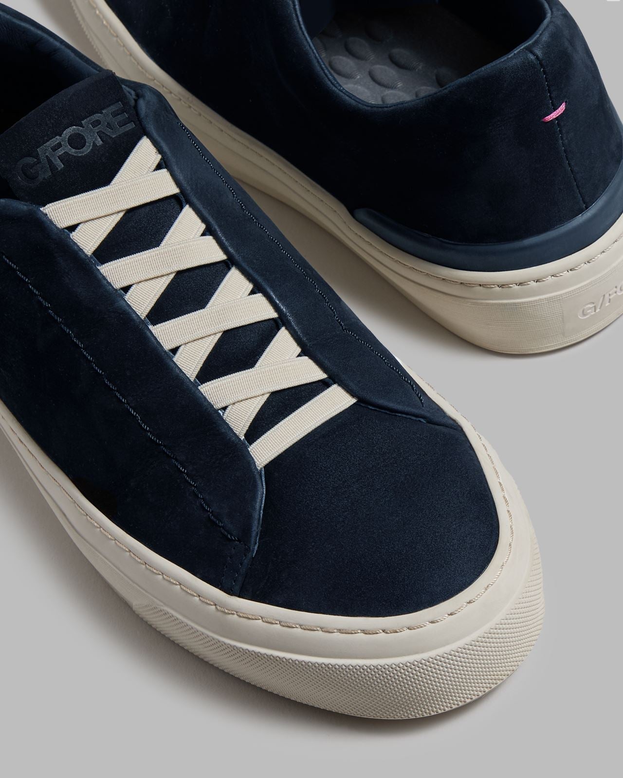 Endeavor Slip-On Leather Sneakers Twilight
