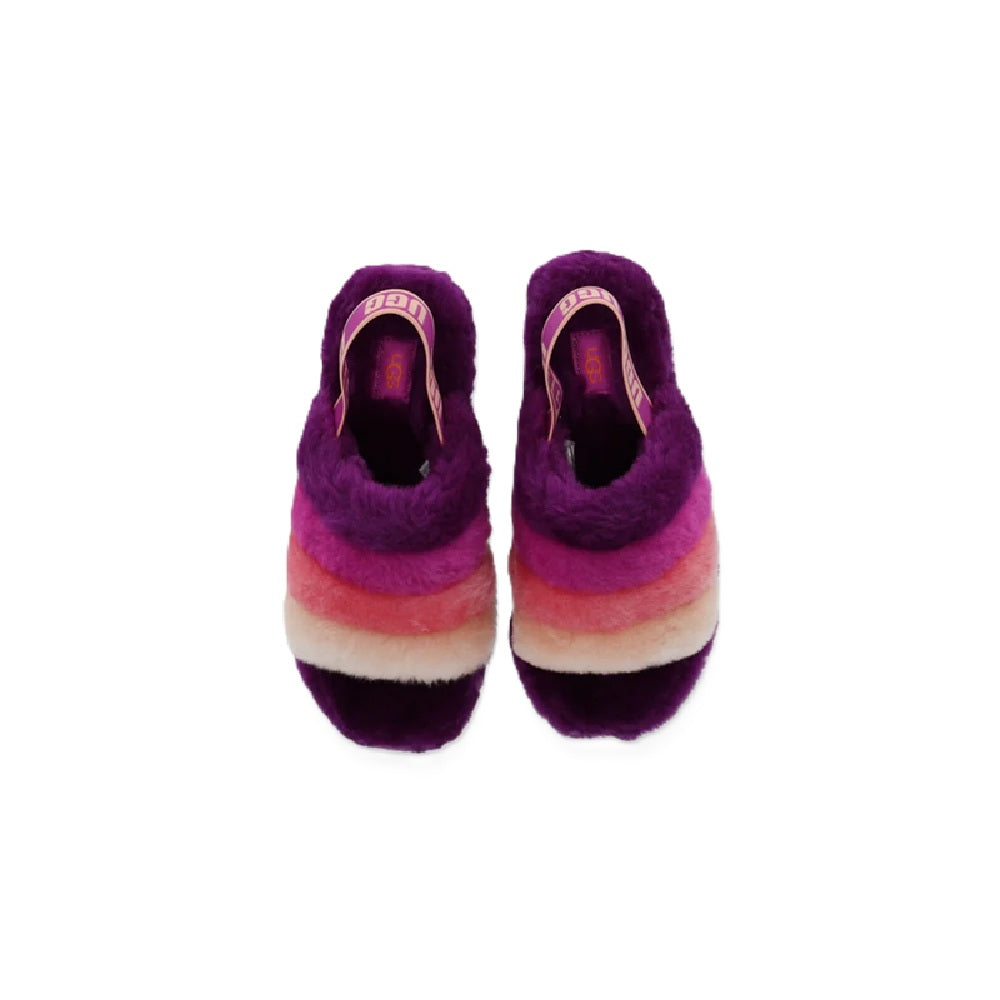 Women's UGG Fluff Yeah Slide Berrylicious Multi (1097169-BSML)