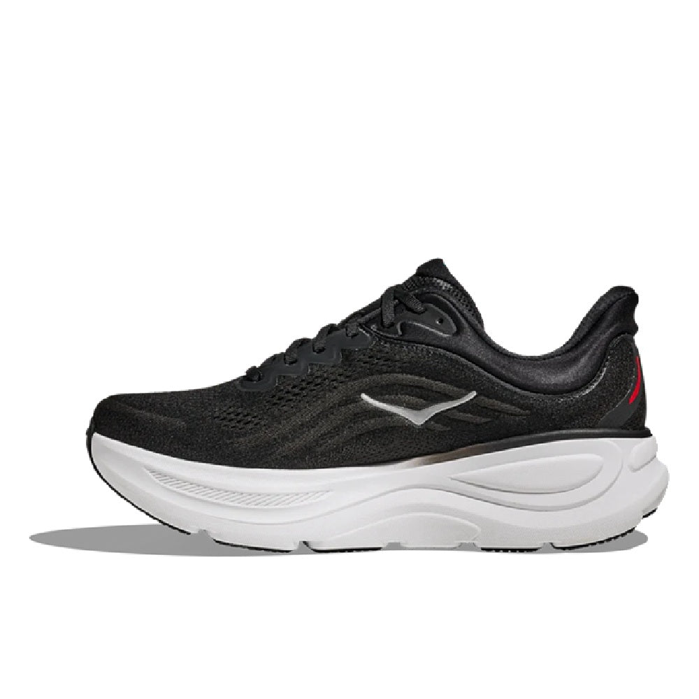 Men's HOKA Bondi 9 Black/Vermillion (1162011-BKVR)