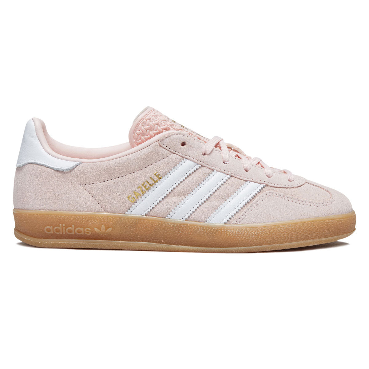 Adidas Womens Gazelle Indoor Shoes - Sandy Pink/Ftwr White/Gum