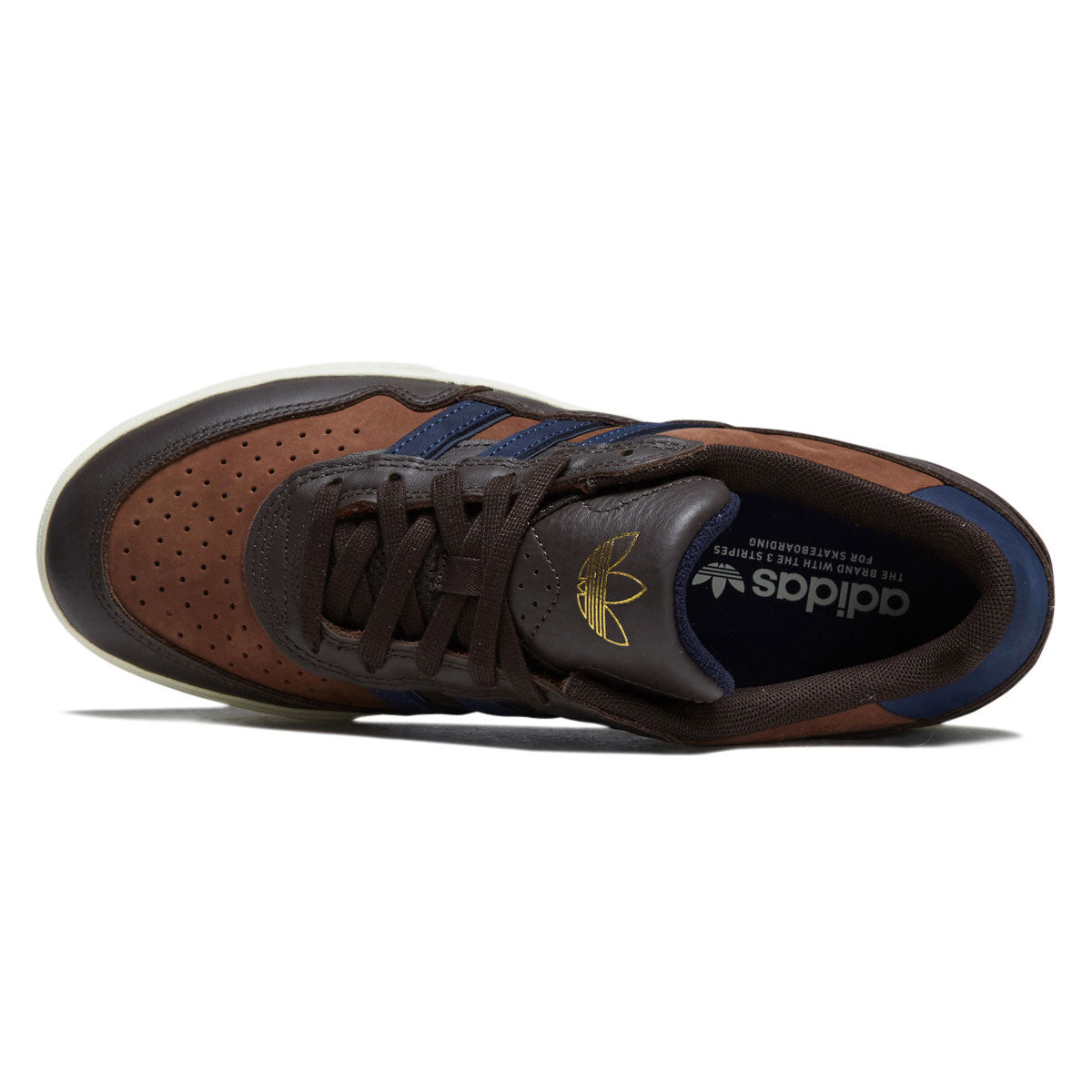 Adidas Tyshawn II Shoes - Aurora Coffee/Dark Blue/Preloved Brown