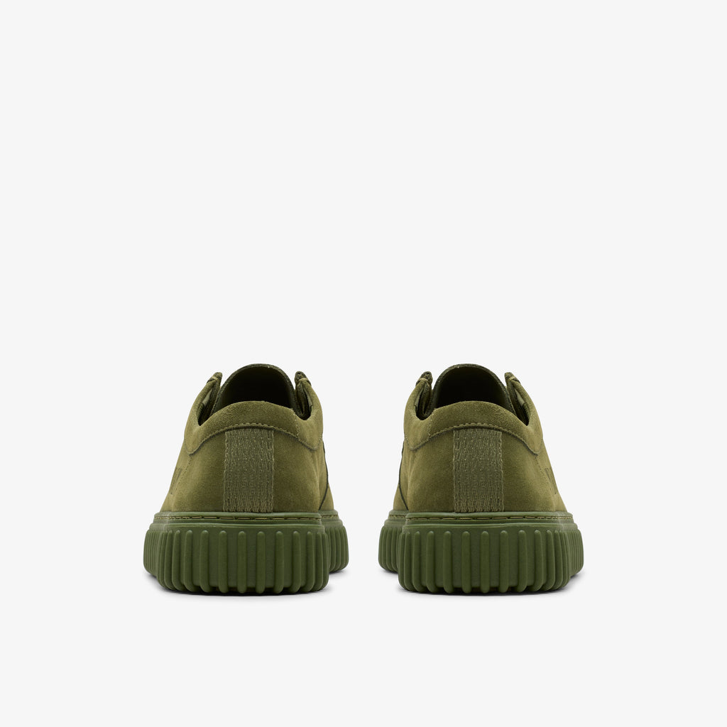 Clarks X Pleasures Tornhill Drgnlo - Olive Suede