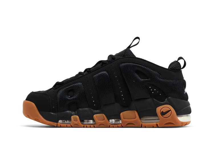 Nike Air More Uptempo Low Black Gum