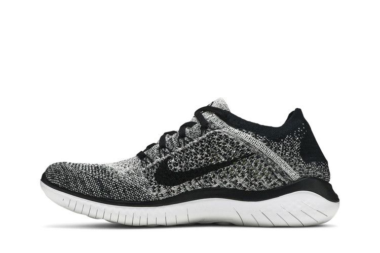 Nike Free RN Flyknit 2018 Black White Ombre