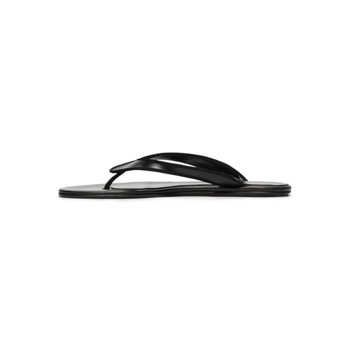 Jude Rue Sandal (Black Leather/Suede)