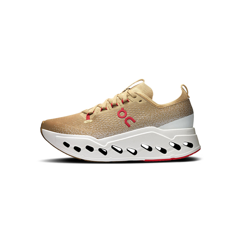 On Womens Cloudsurfer Max 1 (Chai/Ivory)