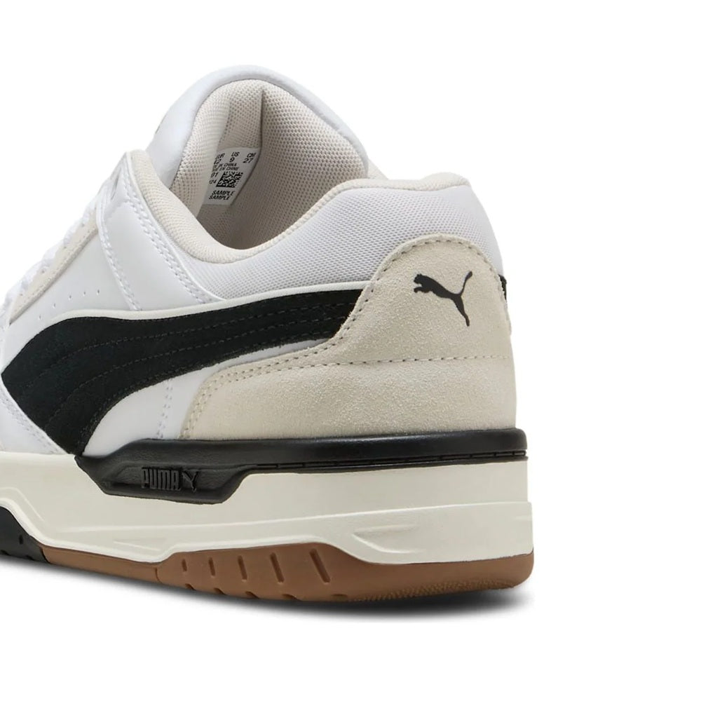 Men's Puma Rebound Retro SD White-Black-Feather Gray (400214 01)