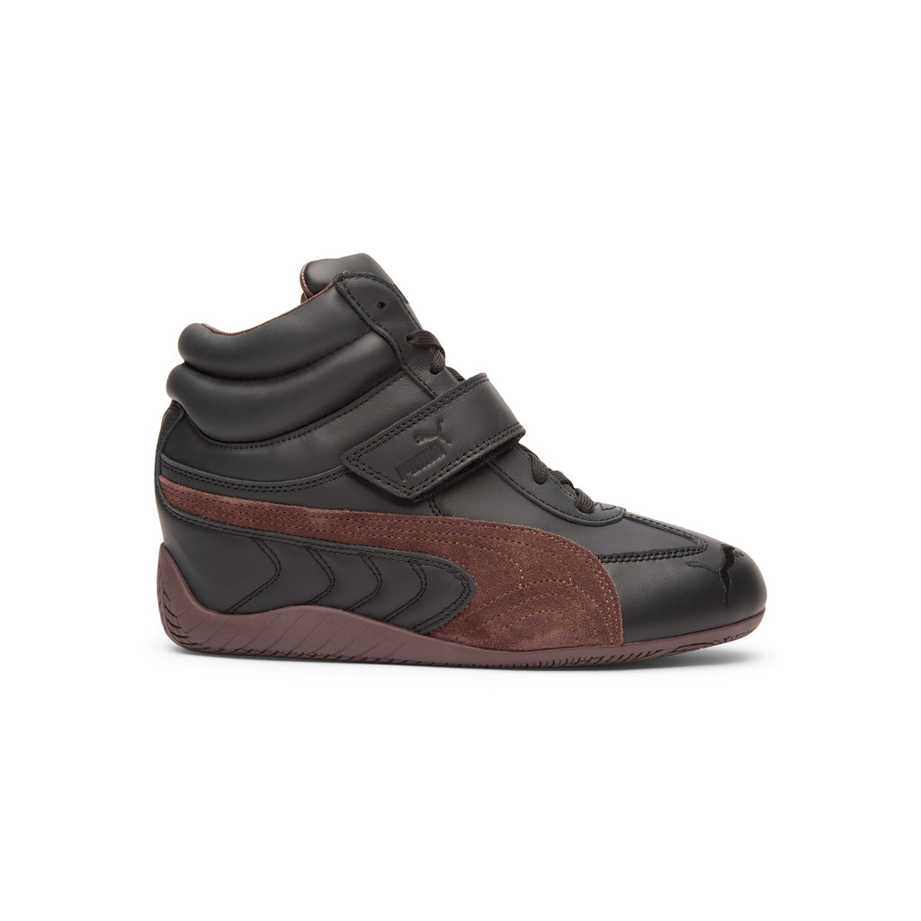Puma Speedcat Wedge Leather Wns (02 - Puma Black-Chocolate Brown)