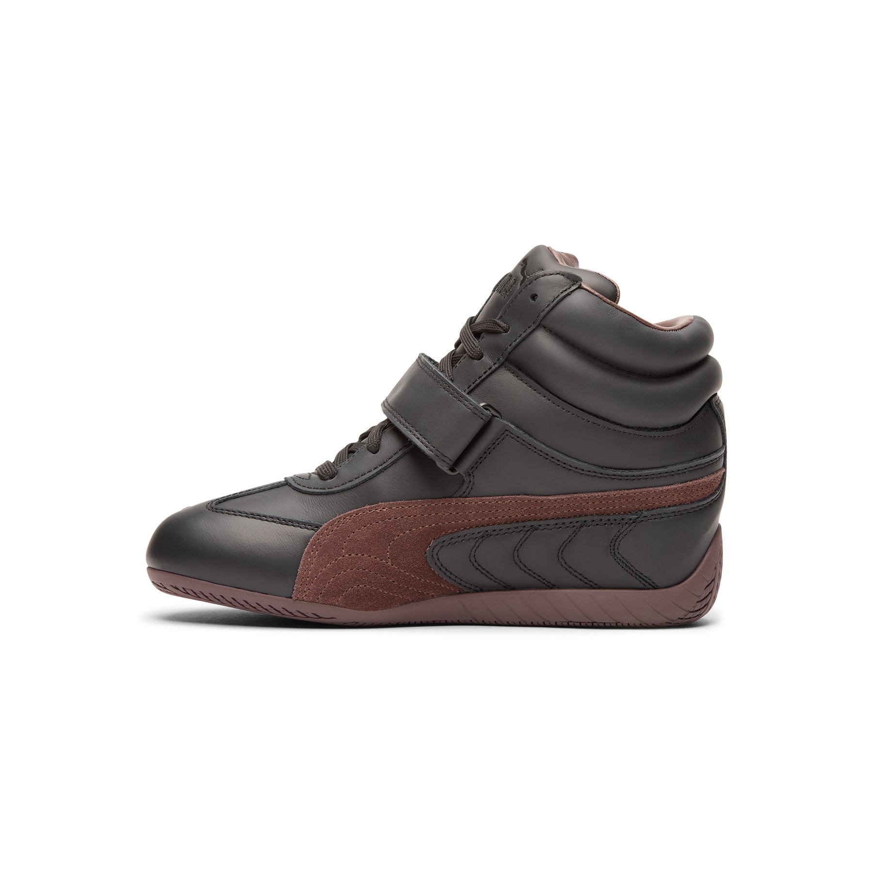 Puma Speedcat Wedge Leather Wns (02 - Puma Black-Chocolate Brown)