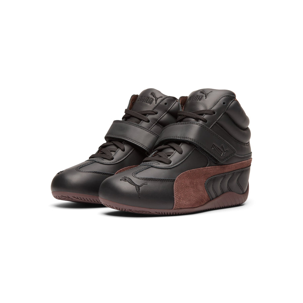 Puma Speedcat Wedge Leather Wns (02 - Puma Black-Chocolate Brown)
