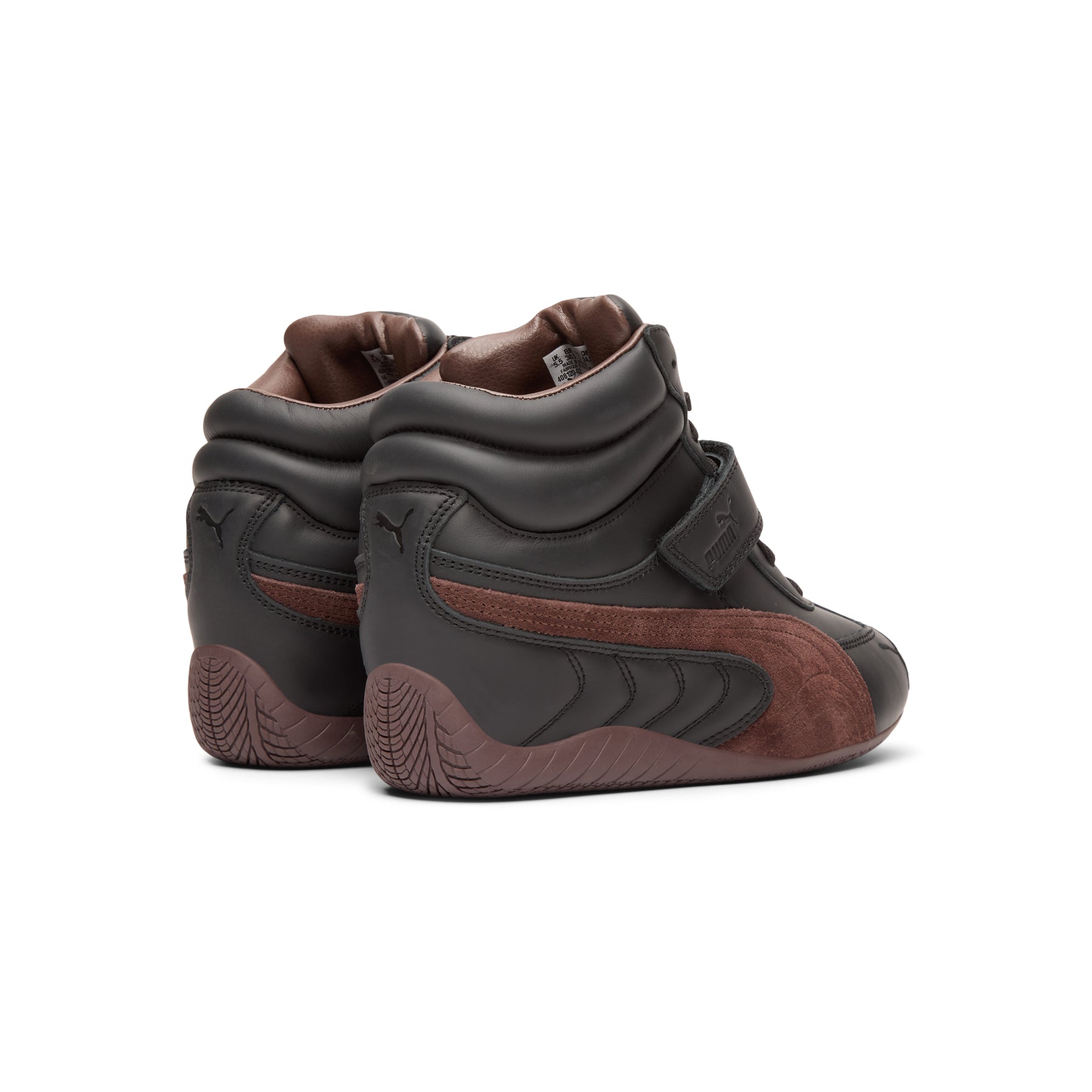 Puma Speedcat Wedge Leather Wns (02 - Puma Black-Chocolate Brown)