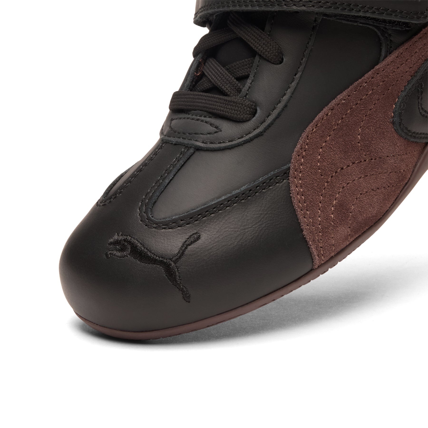 Puma Speedcat Wedge Leather Wns (02 - Puma Black-Chocolate Brown)