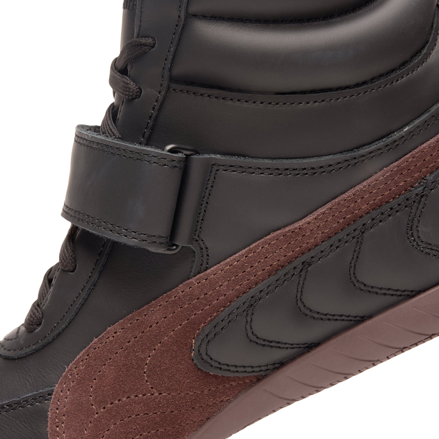 Puma Speedcat Wedge Leather Wns (02 - Puma Black-Chocolate Brown)