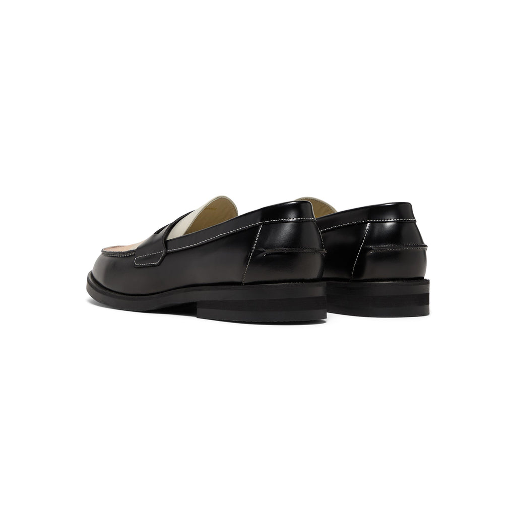 Duke + Dexter Wilde Advanced Guard Penny Loafer (Black/White)