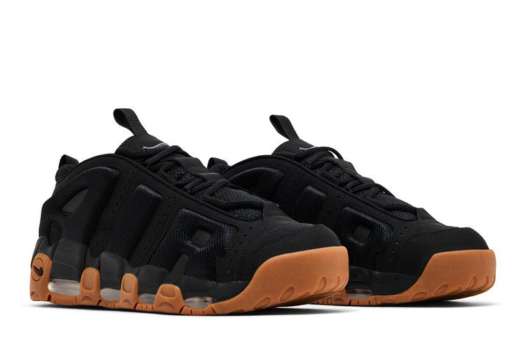Nike Air More Uptempo Low Black Gum