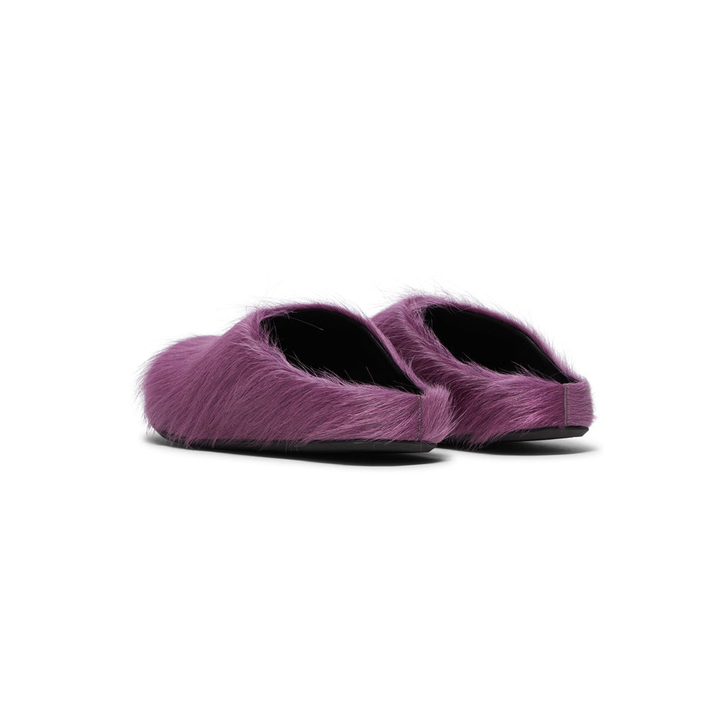 Marni Womens Fussbett Sabot Mules (Prune Violet)