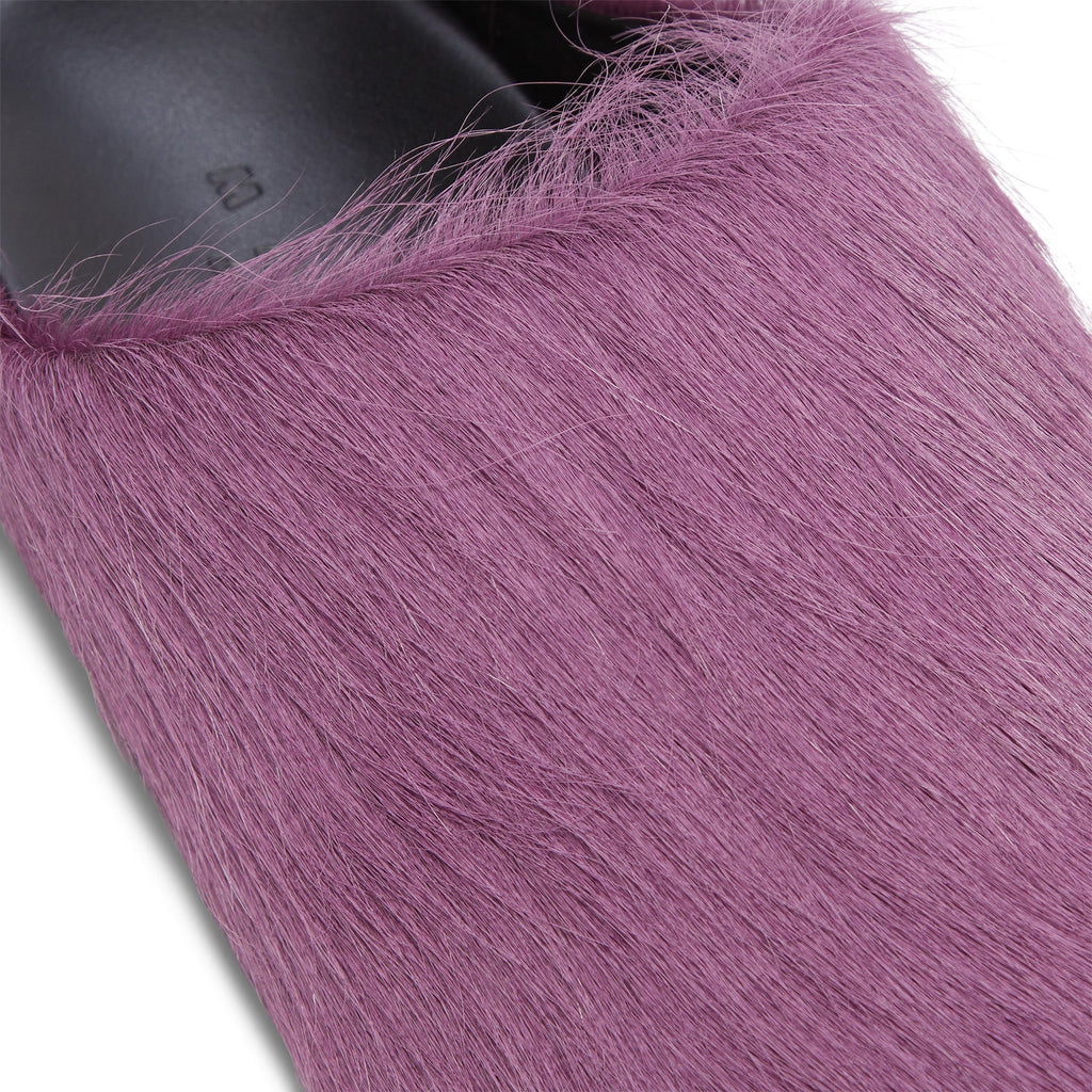 Marni Womens Fussbett Sabot Mules (Prune Violet)