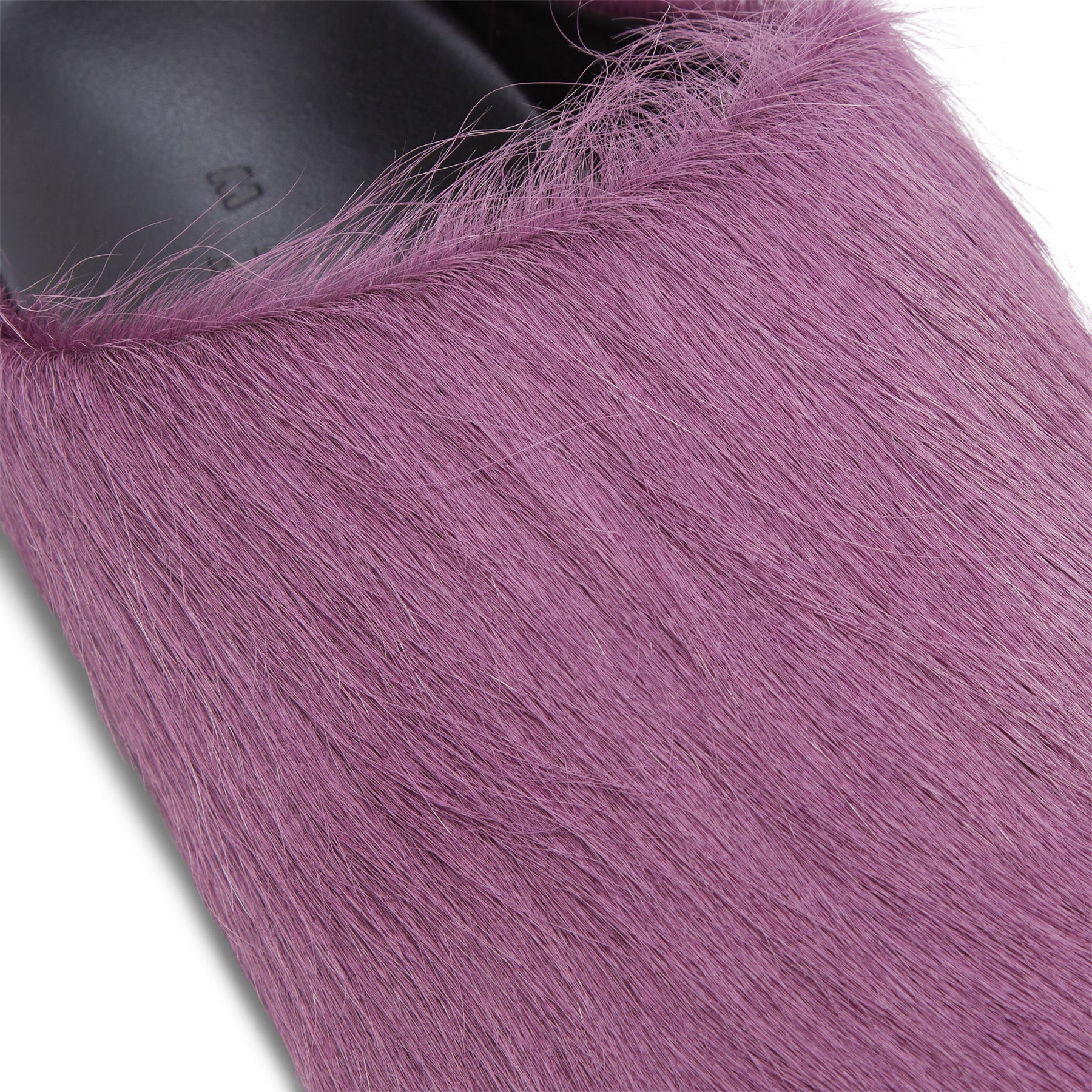 Marni Womens Fussbett Sabot Mules (Prune Violet)