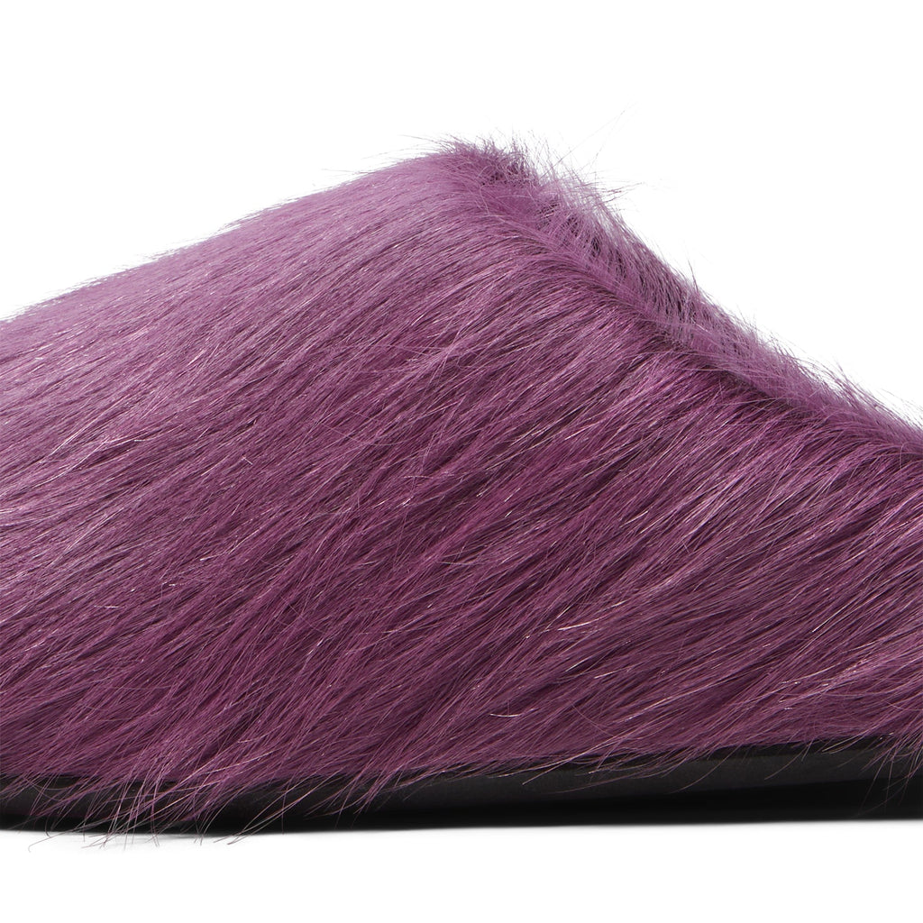 Marni Womens Fussbett Sabot Mules (Prune Violet)