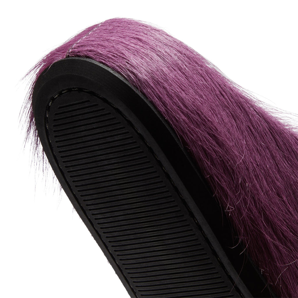 Marni Womens Fussbett Sabot Mules (Prune Violet)