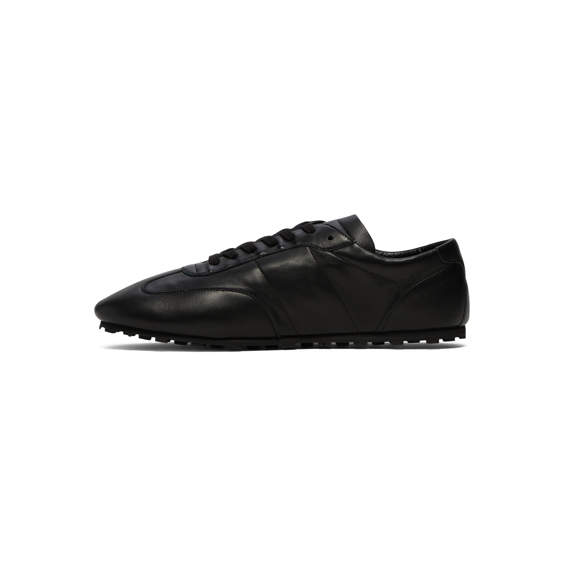 Marni Nappa Leather Softy Soccer Sneaker (Black)