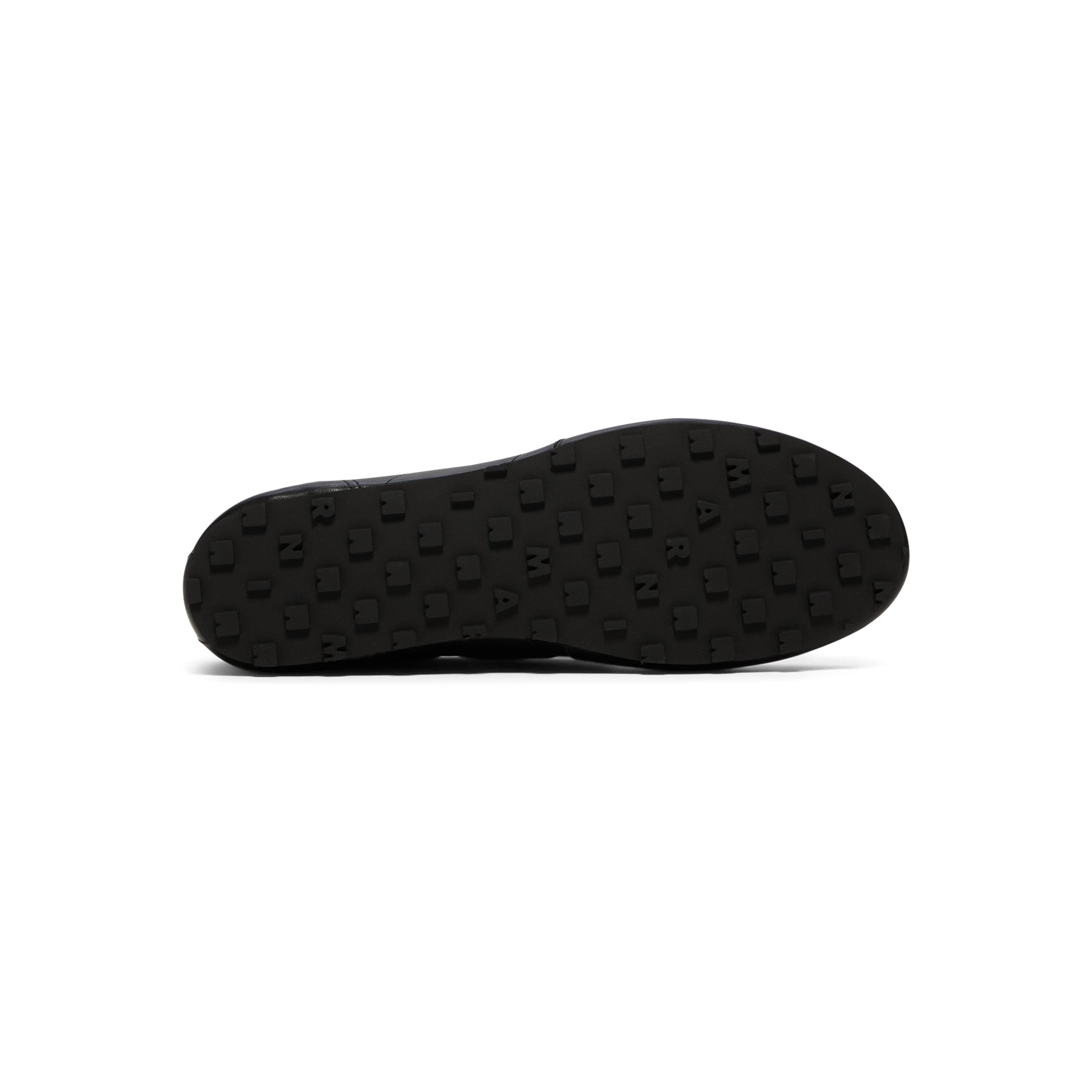 Marni Nappa Leather Softy Soccer Sneaker (Black)
