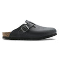 Birkenstock Boston Sandals - Black Oiled Leather