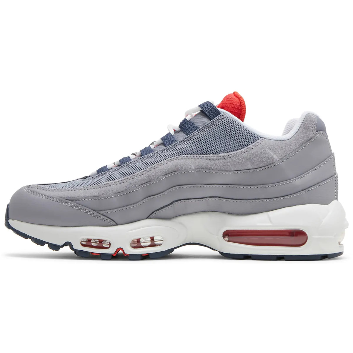Nike Air Max 95 Grey Navy Crimson