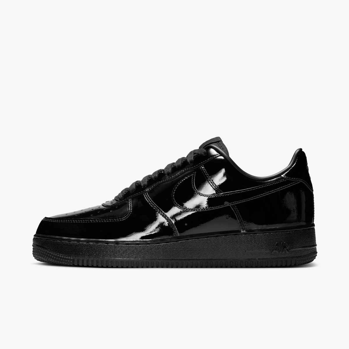 Men's Nike Air Force 1 '07 Patent Leather "Triple Black"