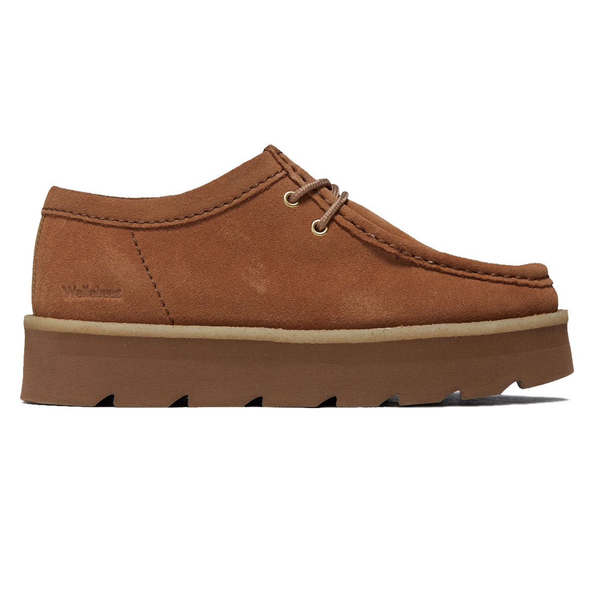 Clarks Womens Meare Walla Shoes - Mid Tan Suede