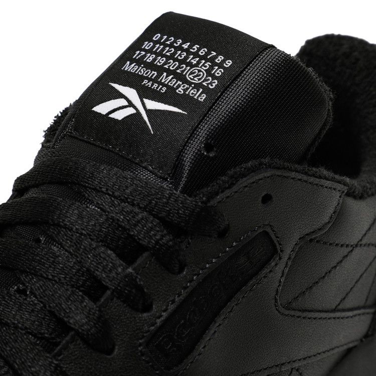 Reebok Classic Leather Tabi Project 0 CL Maison Margiela Black