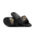 Men's Nike Victori One Slides "Black Metallic Gold"