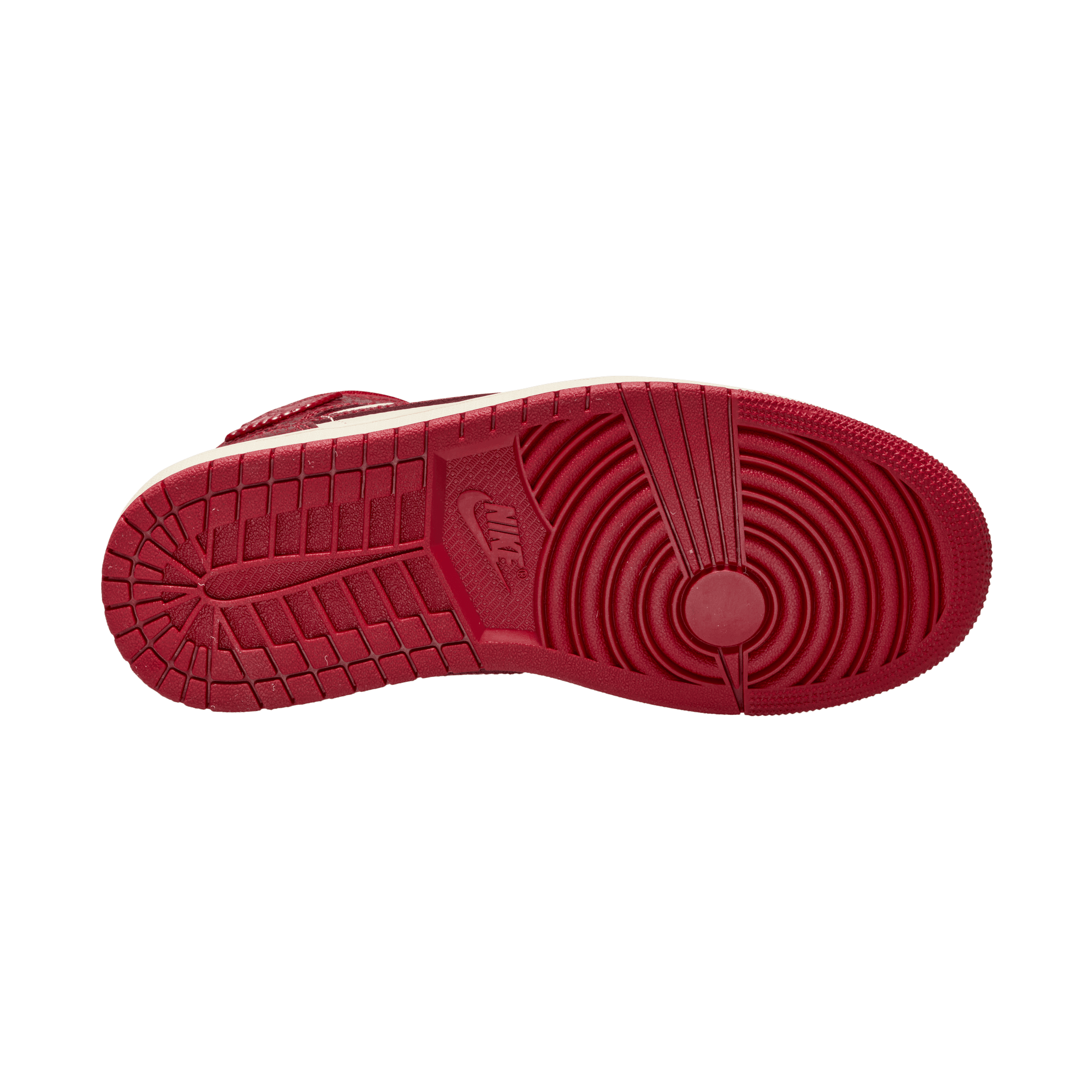 Women's Air Jordan 1 Mid SE "Red Cracked Leather"