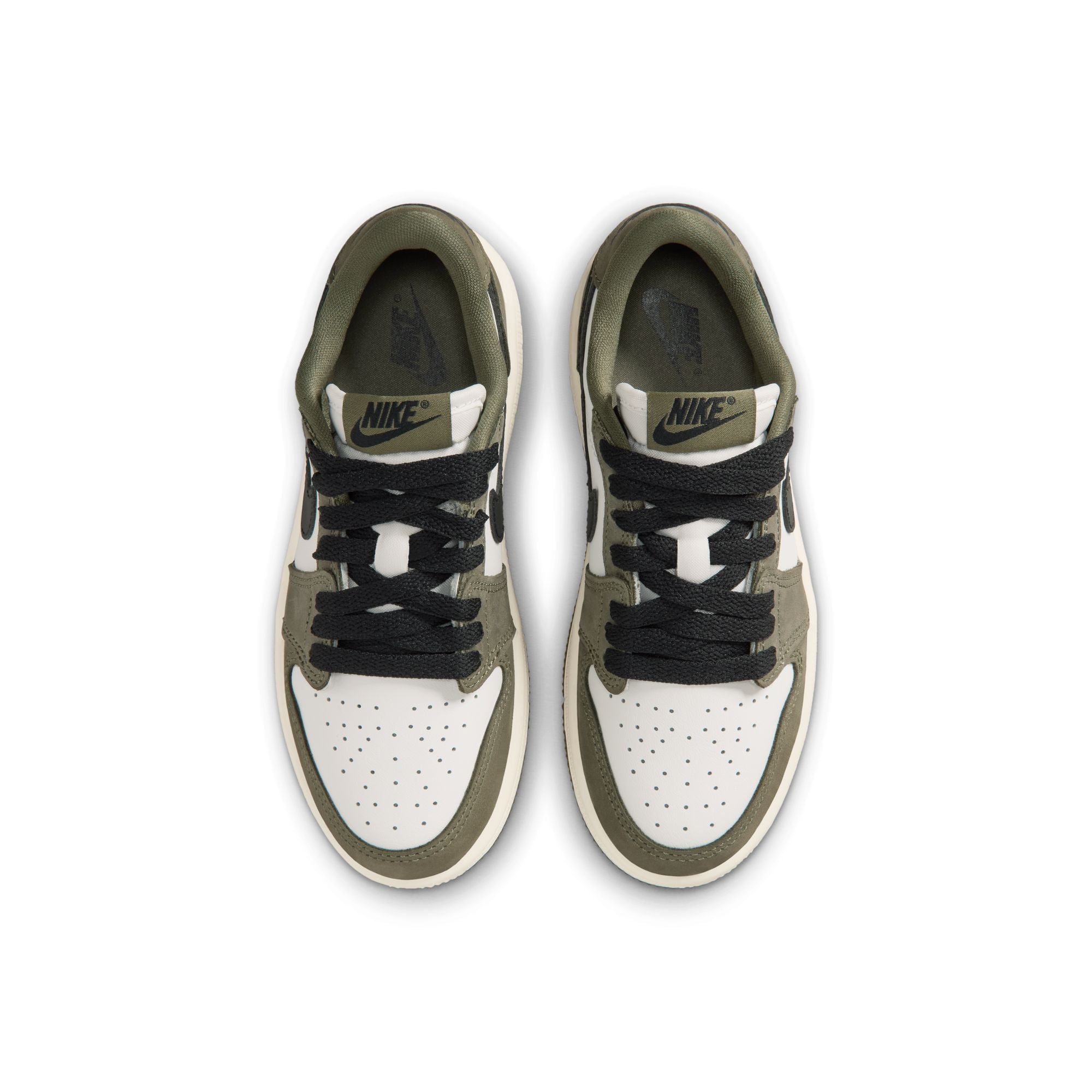 Air Jordan 1 Retro Low "Medium Olive" - Youth Sneakers