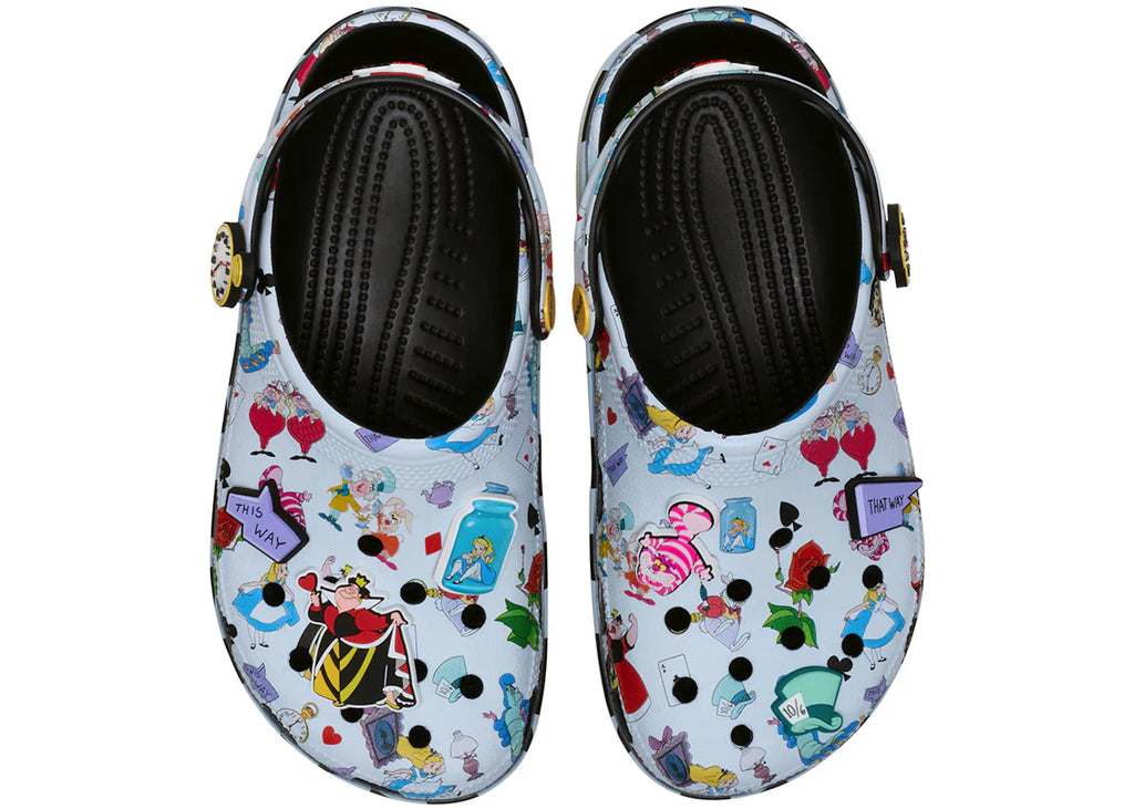 Crocs Classic Clog Disney Alice in Wonderland Print