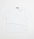 Dime Cursive T-Shirt - White / Grey