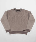 Fucking Awesome Reversible Knitted Crewneck Sweatshirt - Grey