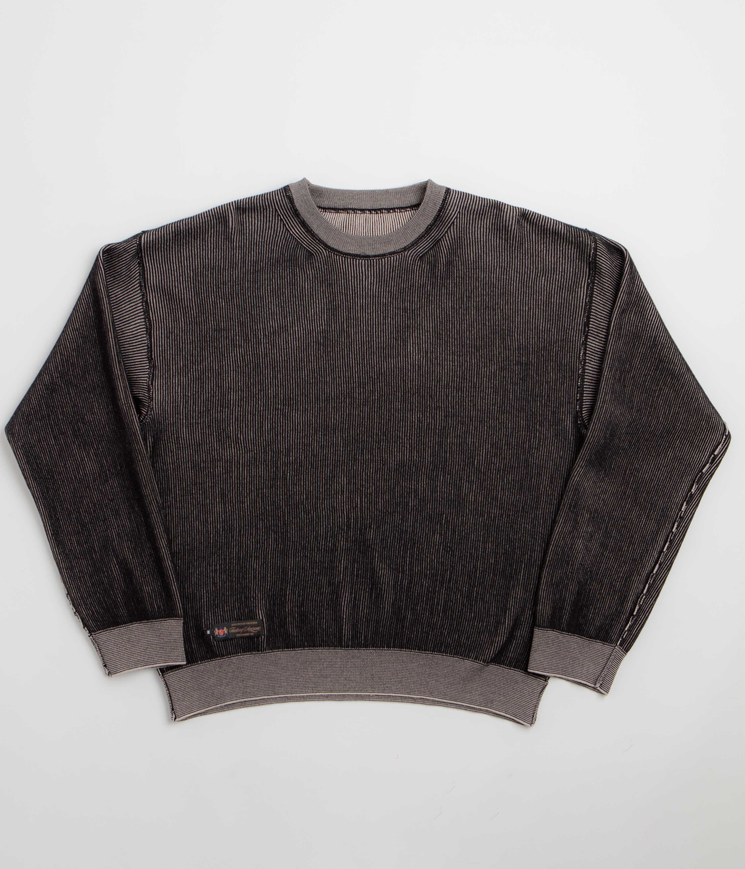 Fucking Awesome Reversible Knitted Crewneck Sweatshirt - Grey