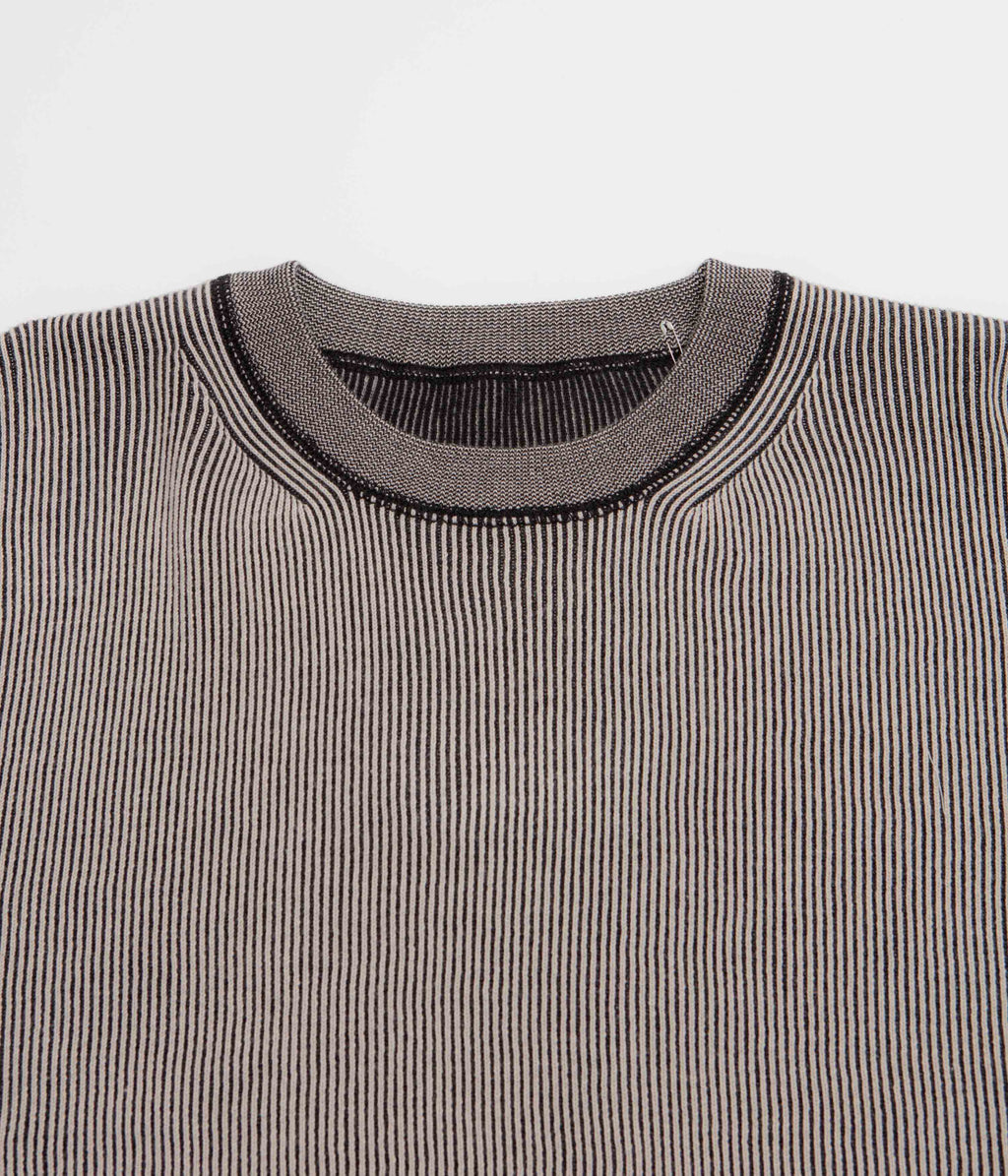Fucking Awesome Reversible Knitted Crewneck Sweatshirt - Grey