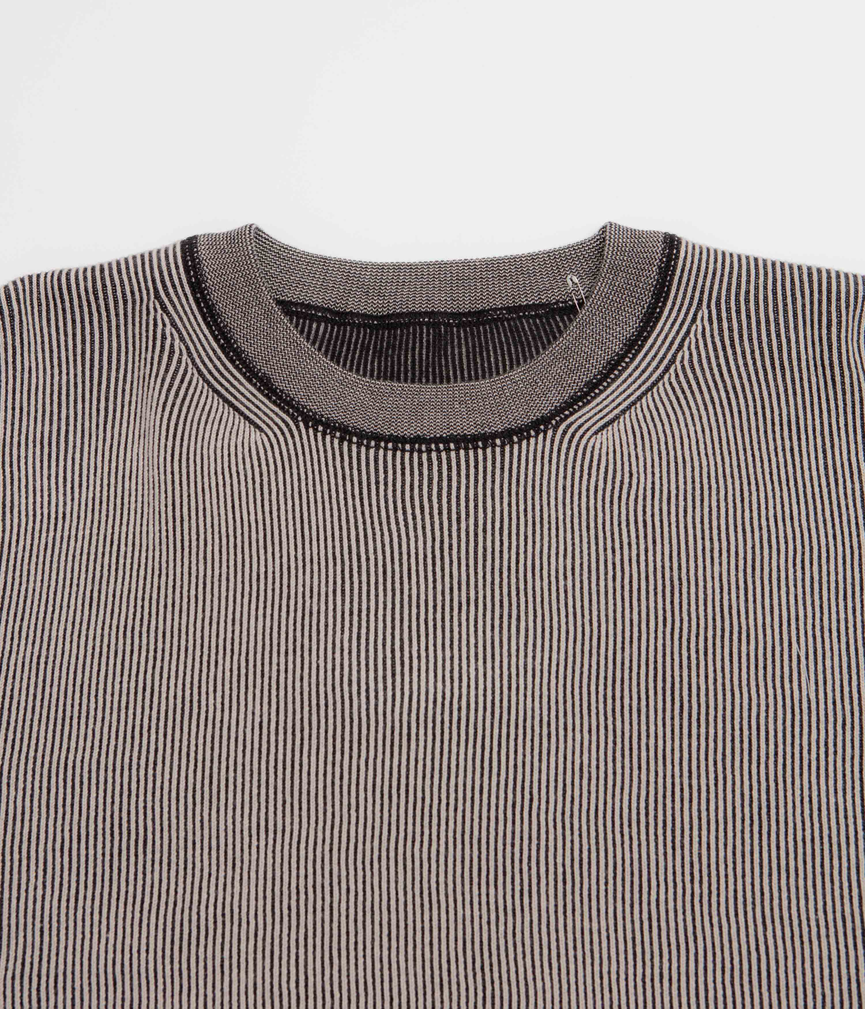 Fucking Awesome Reversible Knitted Crewneck Sweatshirt - Grey
