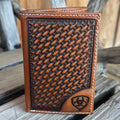 Basketweave Trifold Wallet | Ariat