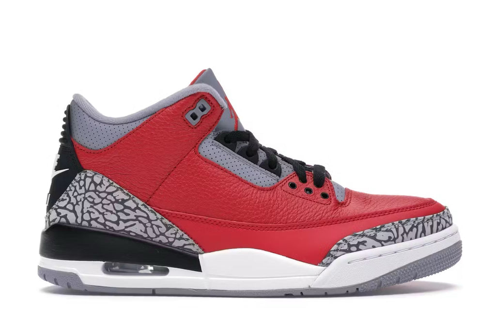 Jordan 3 Retro Se Unite Fire Red Chicago Exclusive