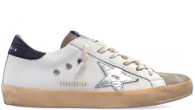 Golden Goose Super-Star White Taupe Silver (Women’S)