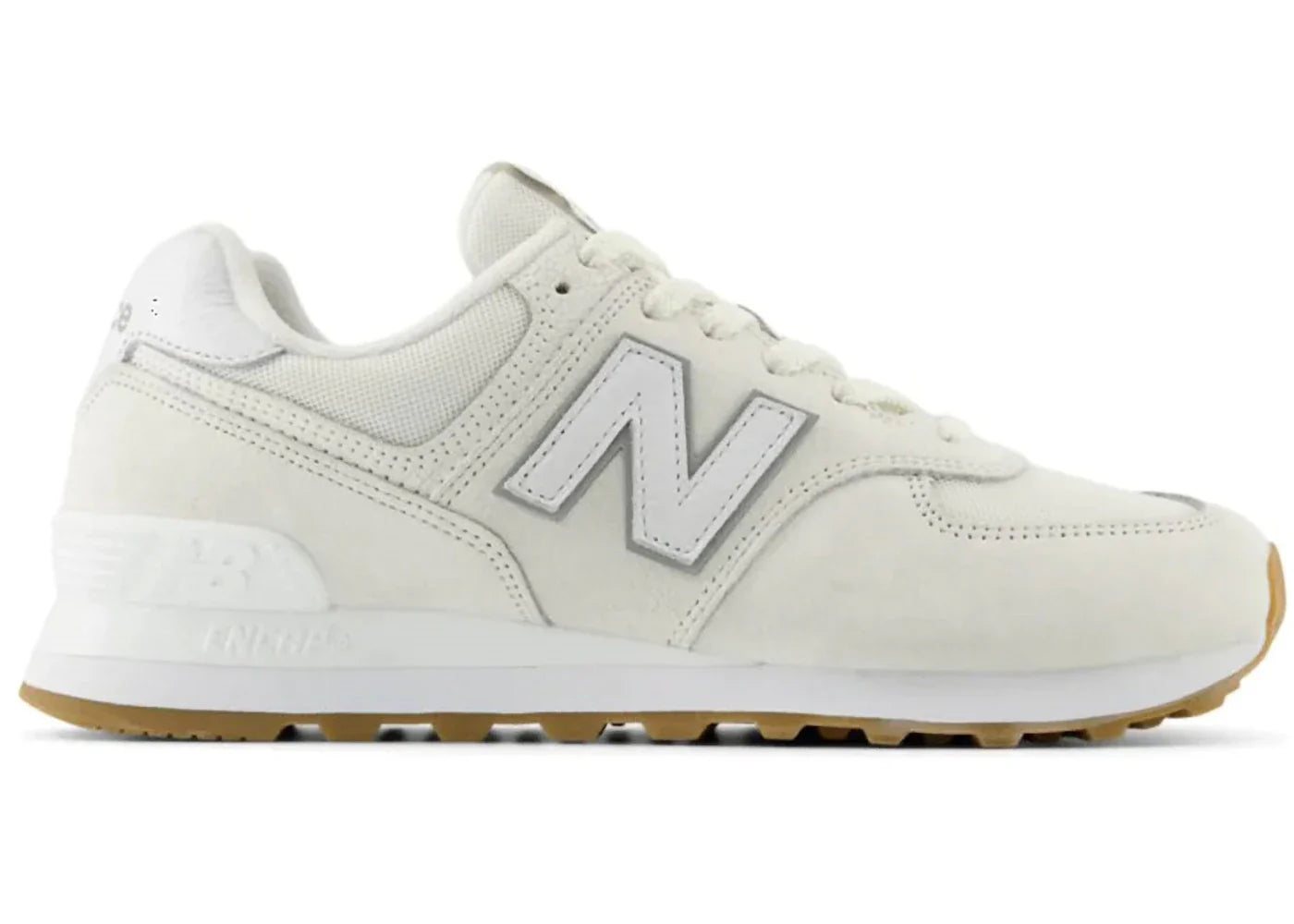 New Balance 574 Sea Salt White Concrete