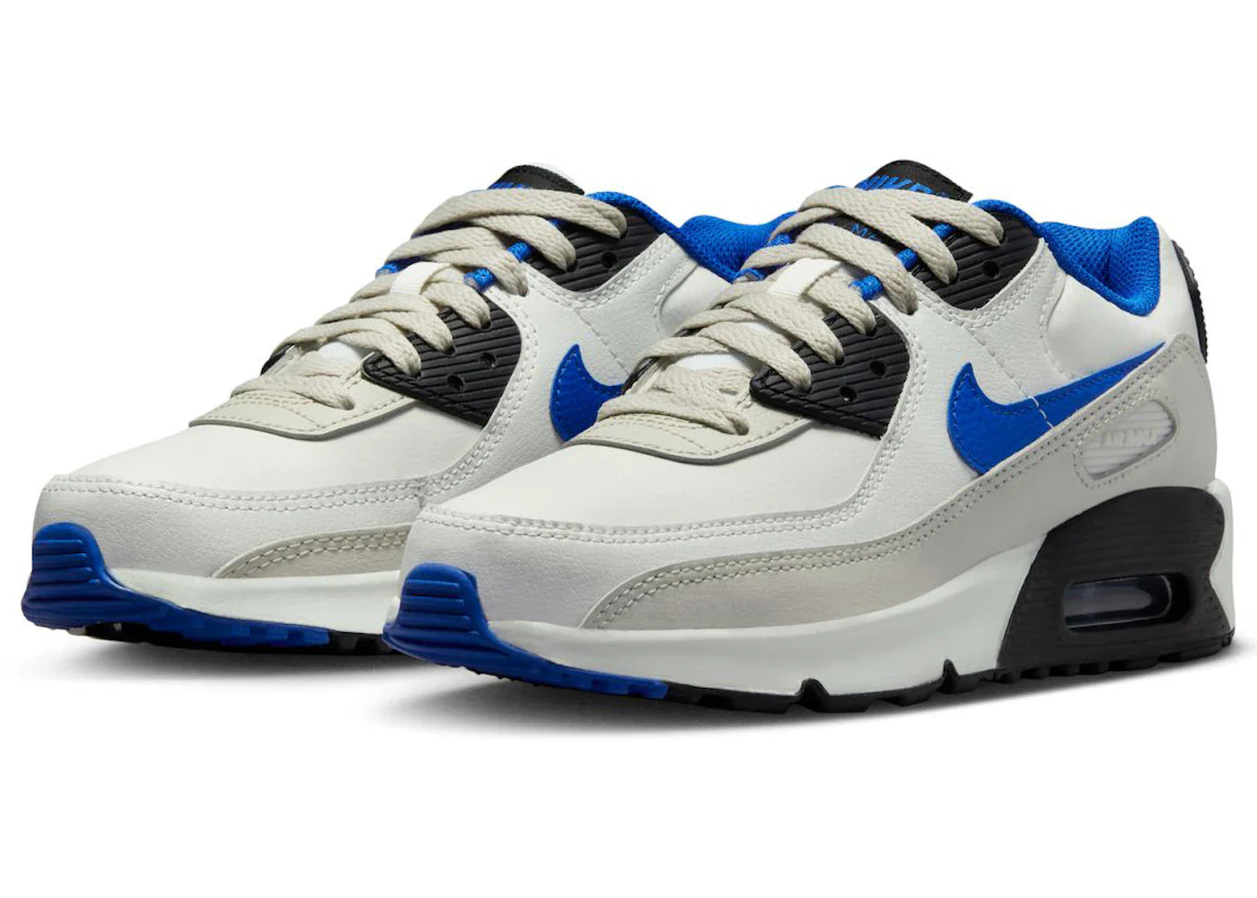 Nike Air Max 90 LTR White Racer Blue Light Bone (GS)