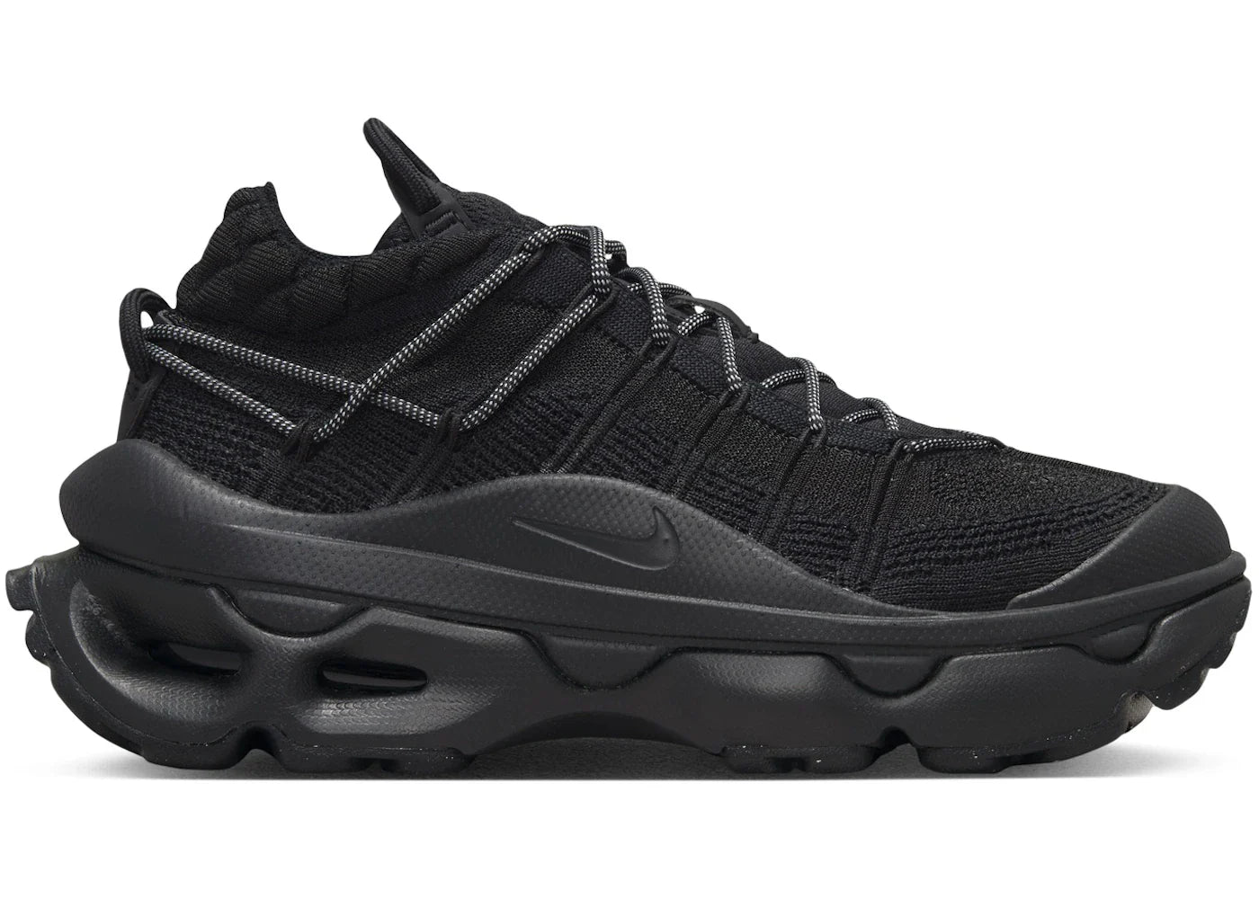 Nike Air Max Flyknit Venture Black Metallic Silver (Women's)