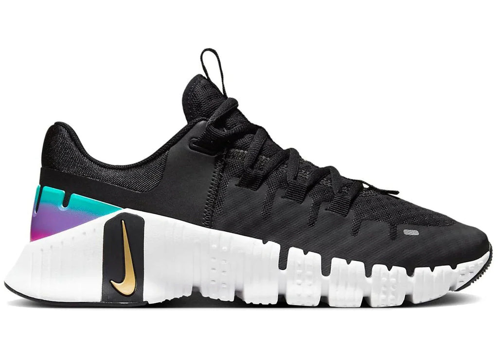 Nike Free Metcon 5 Black Fireberry Gold (Women's)