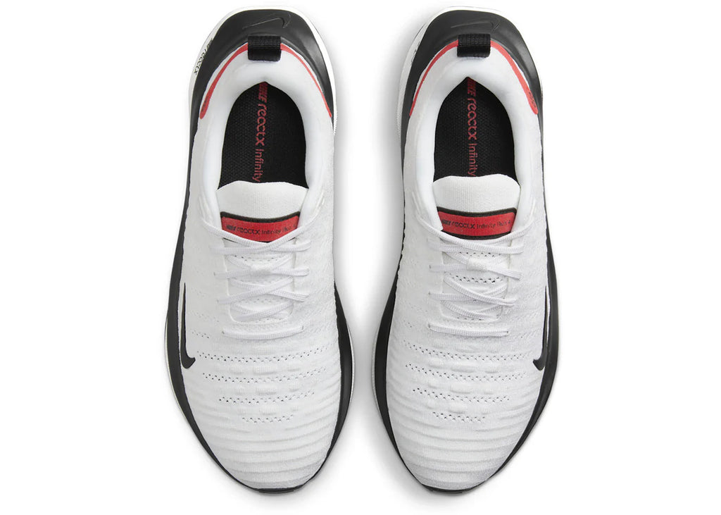 Nike ReactX Infinity Run 4 White Black Light Crimson