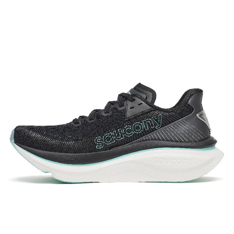 Saucony Women's Endorphin Azura Running Shoes in Black/Aqua